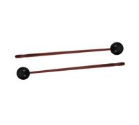SUPVOX 2pcs Wooden Tongue Drumstick Mallets Percussion for Xylophone Drum Accessories Soft Rubber Head and Sturdy Wood Handle for Chime and Drum Playing