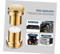 SUPVOX 2pcs Xlr Female Connector Caps Copper Noise Reducing Dust Covers for Microphone Cable Protection Resistant Balanced Port End Caps for Audio Equipment