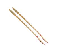 SUPVOX 2pcs Yangqin Bamboo Ebony Head, Dulcimer Instrument Accessories, Elastic Dulcimer Jean Bamboo Strips for Musical Instrument Maintenance