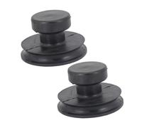 SUPVOX 2pcs Yoga Sound Bowl Suction Bowl Handle Lifting Tool for Meditation Gong