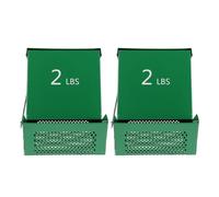 SUPVOX 2set Outdoor Small Animal Gravity Feeding Trough Pet Feeder Lid Holds Several Days Worth of Food for Bunny and Chinchilla