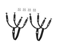 SUPVOX 2Sets Adjustable Chin Strap Replacement Kit for Ice Hockey Football and Construction Helmets Pom Material with Ear Loops Comfortable Secure Fit for Various Head