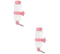 SUPVOX 2sets Automatic Pet Water Feeder Dispenser for Hamsters and Hanging Design Leak Rolling Mechanism Bottle for Easy Monitoring