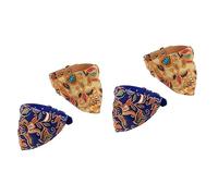 SUPVOX 2sets Cute Cotton Pet Bib Triangle Towel Dog Saliva Towel Pet Scarf Versatile Supplies Perfect for Summer 2pcs*2