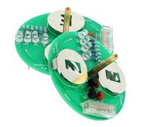 SUPVOX 2Sets LED Gyroscope DIY Kit Solder Practice Teaching for Electronics Soldering Skills Anywhere Portable and Lightweight Accessories for Hobbyists