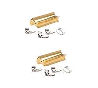 SUPVOX 2sets Metal Guitar Slide Stick Firm Metal Guitar Slide Bar for Electric Accessories for Rock Star Accessories