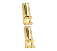 SUPVOX 2sets Saxophone Mouthpiece Clamp Cap Metal Design Easy Installation for Alto and Tenor Saxophones Great Sound Quality and Longevity