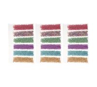 SUPVOX 3 Packs Crushed Crystal Nail Chip Nail Art Decoration with Irregular Gravel Chips Easy Adherence Design Visual Layer Enhancement for Fingernail Accessories or Social Events