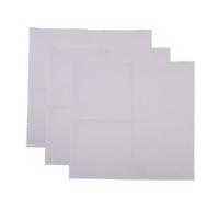 SUPVOX 3 Pieces 20x20cm Light Grey Microfiber Instrument Polishing Cloths for Piano, Violin Guitar Cleaning - Supple Fiber Wipes for Musical Instrument Care