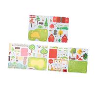 SUPVOX 3 Sets Puzzle Educational Cognitive Playthings for Ages Color Recognition and Skill Development Creative Learning Jigsaw Models Including Farm Cottage and Zoo Designs