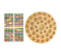 SUPVOX 3 Tier Wooden Essential Oil Display Stand Shelf with Many Slots Compact Lightweight Natural Wood Oil Rack Suitable for Home