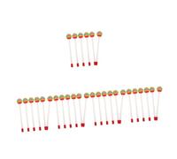 SUPVOX 30 pcs Rainbow Head Drumstick Accessories Lightweight Plastic Percussion Sticks for Young Drummers Music for Students Practice and Performance