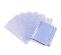 SUPVOX 300Pcs Transparent PVC Heat Shrink Wrap Bags 5.91X3.94In for Soap Bath Bombs Handmade Crafts Packaging
