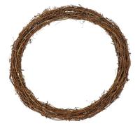 SUPVOX 30Cm Wicker Wreath Ring Natural Rattan Wreath Frame for Diy Craft Yule Decorations Christmas Door Wall Hanging
