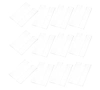 SUPVOX 30Pcs Acrylic Wall Mount Price Label Holders 6X9Cm Shelf Price Display Tags for Supermarket Retail Use