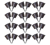 SUPVOX 30pcs Bonsai Fertilization Baskets Planting Nutrition Cups Plastic Fertilizer Baskets for Succulent Flower Box Lids