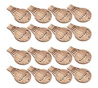 SUPVOX 30pcs Carved Wood Cutouts Wooden Pieces Ornament Creative Hot Air Balloon Shape Lightweight Safe for Use Home Ornaments Photo Props Holiday Decorations