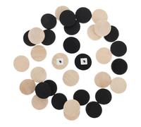 SUPVOX 30pcs Chess and Checkers Pieces Lightweight Round Game Accessories for Board Replacement and Travel Easy-grip Design for Family Fun and Party Entertainment