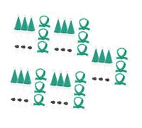 SUPVOX 30pcs Christmas Pet Hat and Scarf Festive Xmas Costume for Dogs and Cats Comfortable and Lightweight Holiday Accessories for Parties and Gatherings