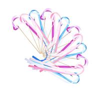 SUPVOX 30pcs Colorful Wedding Ribbon Sticks Dancing Wands for Lawn Party Birthday Decorations Festive Streamers for Wedding Exit and Celebration Use