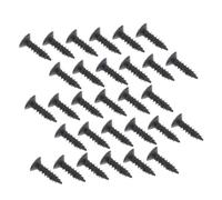 SUPVOX 30pcs Electric Guitar Screws Fixing Accessories Mounting Screws for Pickguard Electric Bass Pickguard Fixing Black
