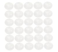 SUPVOX 30pcs Fake Eggs Decoration Plastic Eggs for Diy Hand Painted Boys and Girls Craft Models