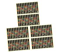 SUPVOX 30pcs Guitar Fretboard Decals Sticker Labels for Acoustic Electric Guitars Easy Install Remove for Learning Chords and Mastering Fretboard Skills
