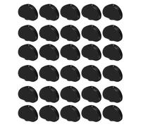 SUPVOX 30pcs Guitar String Tuning Pegs for Acoustic and Electric Guitar Bass User-friendly Black Plastic Knobs with Universal Fit for Precise Pitch Control and Stylish Performance