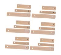 SUPVOX 30pcs Hardwood Bird Cage Ladder Rungs DIY Craft Wood Dowels Smooth Finish Parakeet Cockatiel Perch Sticks Safe Climbing Accessories for Small Animals and Lovebirds