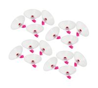 SUPVOX 30pcs High Pressure Agricultural Spray Nozzles with Transparent Windproof Covers Durable Plastic Construction Precision Misting Attachments for Efficient Spraying and Uniform