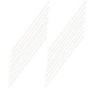 SUPVOX 30Pcs High Temperature Ceramic Kiln Hanging Rods 0℃-1350℃ Reusable Burning Sticks for Pottery Jewelry Firing Crafts 2.5Mm Diameter X 20Cm Length Kiln Firing Tools 400G Load