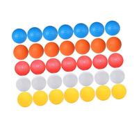 SUPVOX 30pcs Indoor Golf Practice Balls Lightweight Non Porous Hollow Training Aids with Bright Colors for Swing Training and Easy Visibility