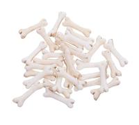 SUPVOX 30pcs Mini Dog Bones Bone Prop Ornaments for Halloween Decorations DIY Crafts Table Fillers Pet Lover Collectibles