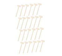 SUPVOX 30Pcs Mini Wooden Hammers for Beat DIY Hammer Games Educational Pounding Hand-eye Coordination Fine Motor Skills for Boys