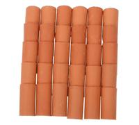 SUPVOX 30pcs Miniature Roof Tiles DIY Building Model Tiles for Dollhouse Crafts for Landscape Architecture Reusable Scale Model Accessories