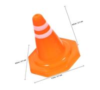 SUPVOX 30pcs Miniature Traffic Cones Educational Roadblock Models for DIY Sand Table Ornaments Safety Teaching for Cognitive Development and Traffic Awareness