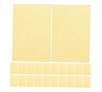 SUPVOX 30pcs Natural Beeswax Honeycomb Wax Foundation Sheets for Beekeeping Uniform Distribution Support for Hive Frames Pure Beeswax for DIY Candle Making and Hive Management