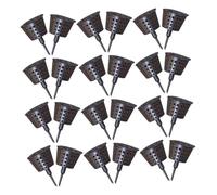 SUPVOX 30pcs Plastic Fertilization Baskets with Lid for Orchids Bonsai Flower Pots Automatic Nutrition Cups for Garden Indoor Plant Care Dual Function Decorative and Practical Nursery