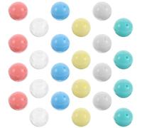 SUPVOX 30pcs Plastic Reusable Capsules Empty Prize Gumball Refill for Christmas Tree Decor DIY Crafts Party Prizes