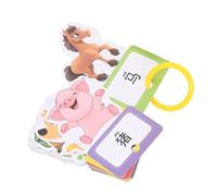 SUPVOX 30pcs Preschool Flash Cards English Learning Cards for Educational with Words Shapes Numbers Letters for Early Childhood Development