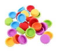 SUPVOX 30pcs Reptile Feeder Cups Set with Lizard Water Bowls Plastic Feeding Dishes for Gecko Bearded Dragon Crested Gecko Pet Terrarium Hydration Bowls