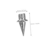 SUPVOX 30pcs Steel Metal Track Spikes for Sprinting Shoes Pointed Tips Reduce Drag for Faster Starts Easy Installation Replacement Nails for Running Track Sports Synthetic and Grass