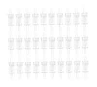 SUPVOX 30Pcs Transparent Large Check Valves for Aquarium Air Pumps Plastic Flow Control Valves for Fish Tank Oxygen Pumps Reliable with High Pressure Bearing Capacity Easy to Install