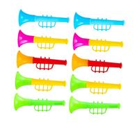 SUPVOX 30Pcs Trumpet Mini Simulation Musical Instruments Colorful Creative Horns for Birthday Party Stage Performance Educational Gifts Random Color