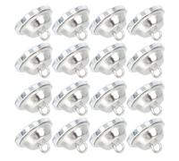 SUPVOX 30pcs White Crystal Upholstery Buttons for Sofa Headboards, Diamond-Shaped Decorative Sewing Buttons for DIY Crafts and Furniture Decoration
