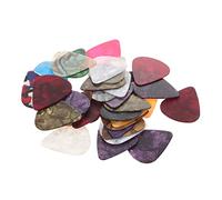 SUPVOX 32pcs Folk Guitar Picks Plectrums in Thicknesses for Electric Acoustic Bass Ukulele