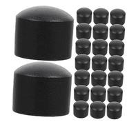 SUPVOX 32pcs Foosball Rod End Caps Plastic Safety Covers Protective Table Soccer Game Accessories for Stable Rod Connection and Finger Injury Prevention