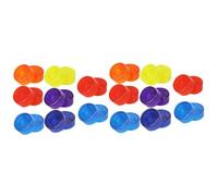 SUPVOX 32pcs Guitar Effect Footswitch Topper Foot Nail Caps Pedal Cap for Slip Protection for Guitar Effect Pedal Setup Random Style