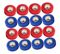 SUPVOX 32pcs Mini Shuffleboard Accessories Set Tabletop Rollers and Sliding Beads for Family Games and Indoor Curling Entertainment