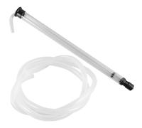 SUPVOX 35cm Mini Automatic Wine Siphon with 125cm Soft Hose, Black Professional Wine Transfer Syphon Tube for Home Brewing and Sediment Separation
